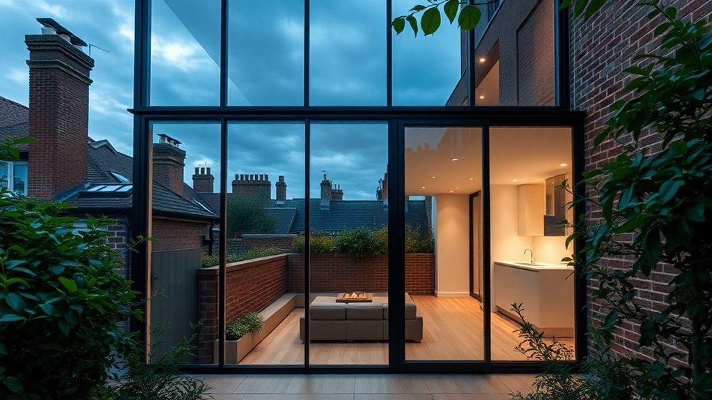 Glass Extension Walls Parson's Green