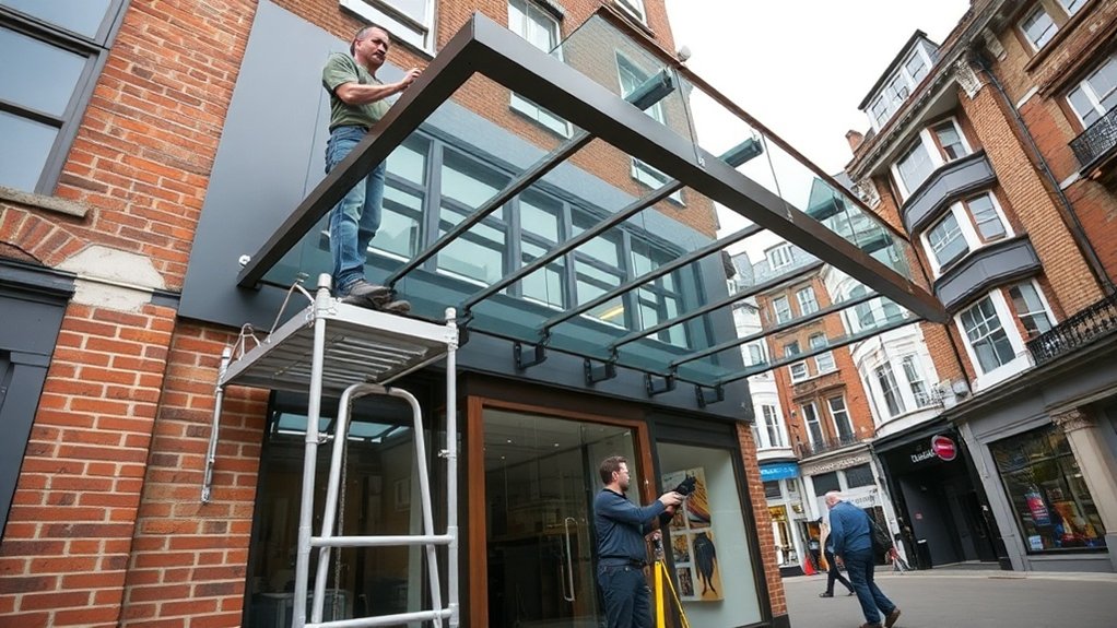 Shopfront Canopy Parson's Green